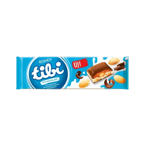 Tibi tejcsokoládé 295g karamell és földimogyoró