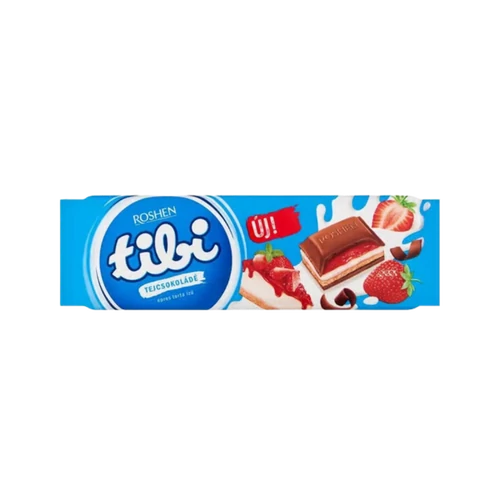 Tibi tejcsokoládé 275g eper-keksz