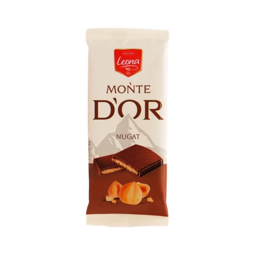 Leona MonteDor mogyorókrémmel töltött tábla 90g
