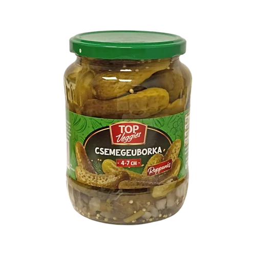 Top Veggies csemegeuborka 4-7cm 670/370g