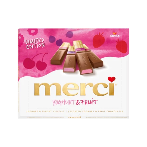 Merci 250g Yoghurt &amp; Fruit desszert