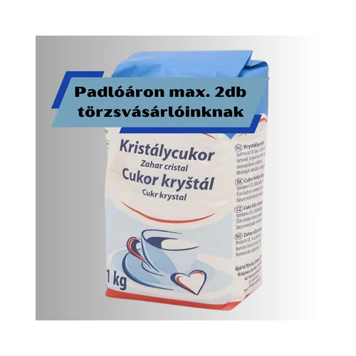 LIMITÁLT Kristálycukor papírtasakban 1kg Tereos