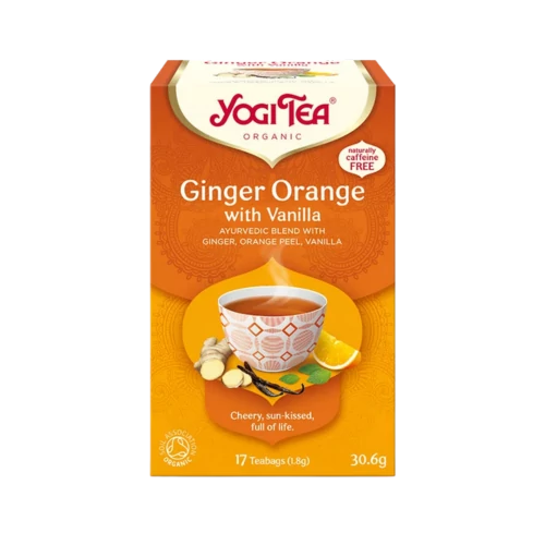 Yogi Tea(R) Narancsos gyömbér vaníliával bio tea 30,6g