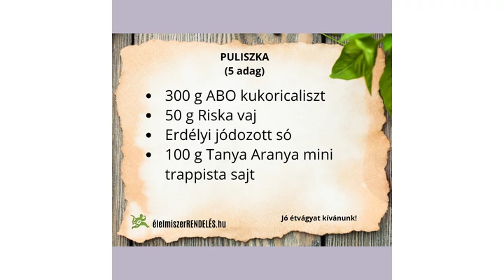 Puliszka recept:
