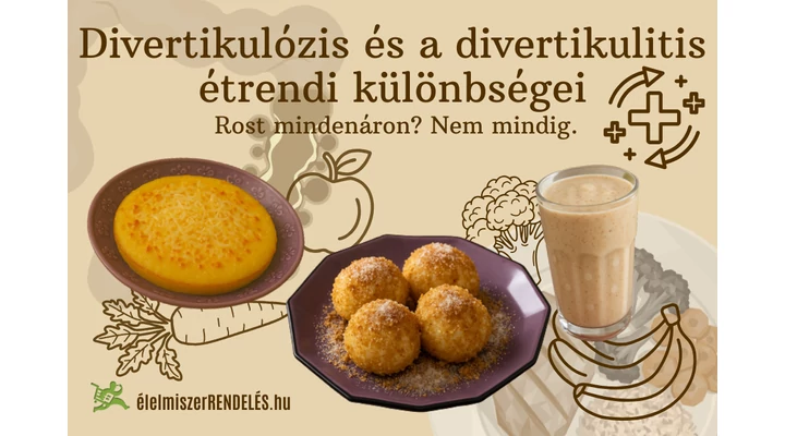 Divertikulózis és a divertikulitis étrendi különbségei