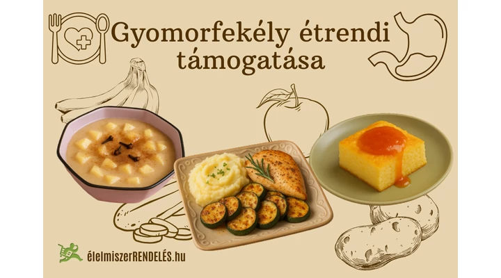 Gyomorfekély étrendi támogatása