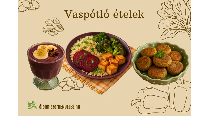 Vaspótló ételek