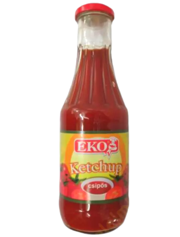 Eko Ketchup 530g (510ml) csípös üveges