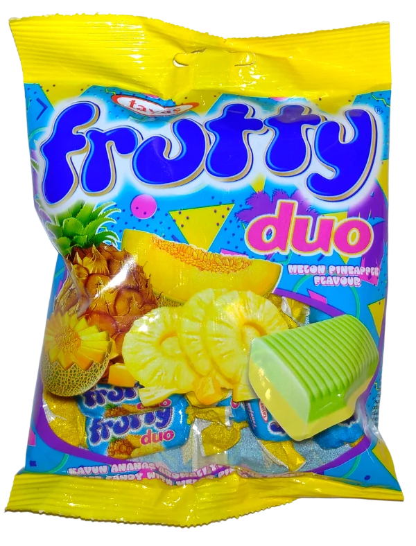 .Frutty DuoTwist s.dinnye-ananász80g