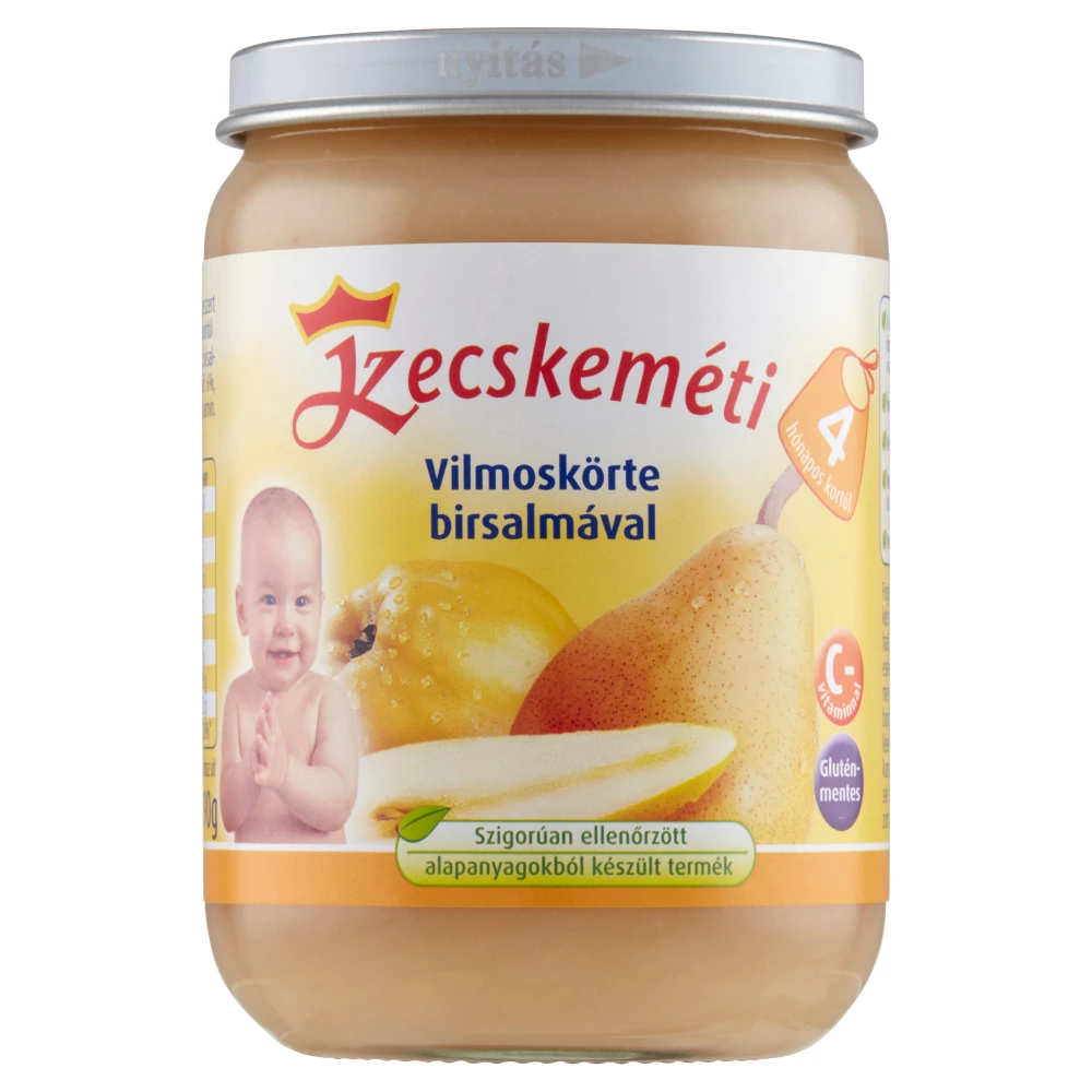 Kecskeméti bébiétel vilmoskörte-birsalma 190g