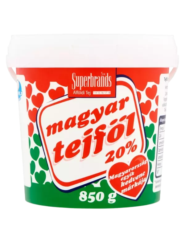 .Magyar Tejföl 800g 12% vödrös