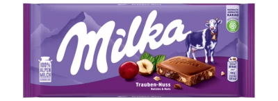Milka 100g mazsola-mogyorós