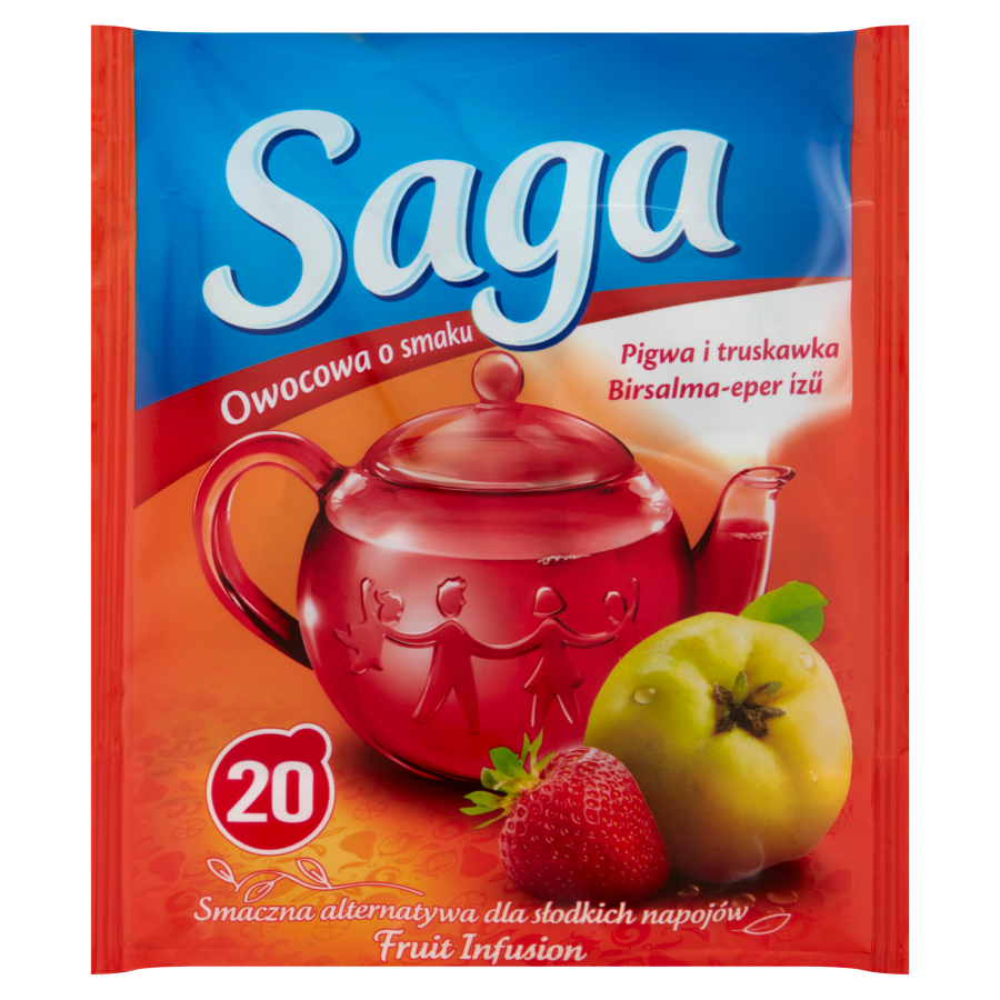 .SAGA tea 34g Birsalma-Eper íz
