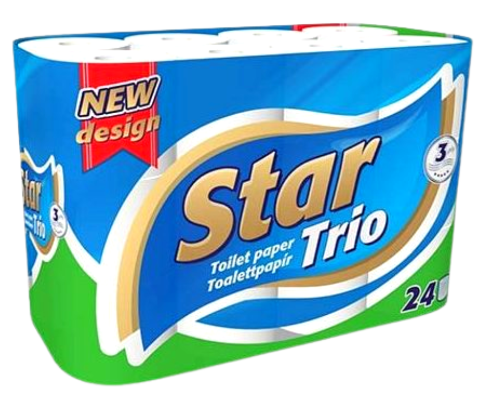 .Star Trio toalettpapír 24tek. 3rtg.