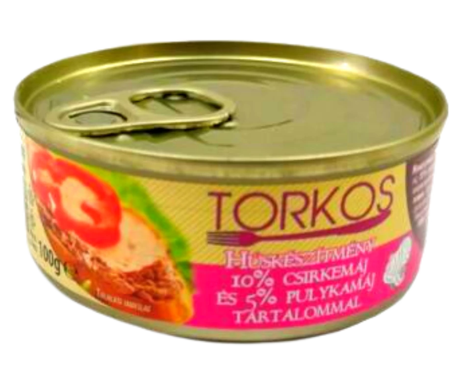 Torkos pástétom 100g Pulyka- és baromfimájas