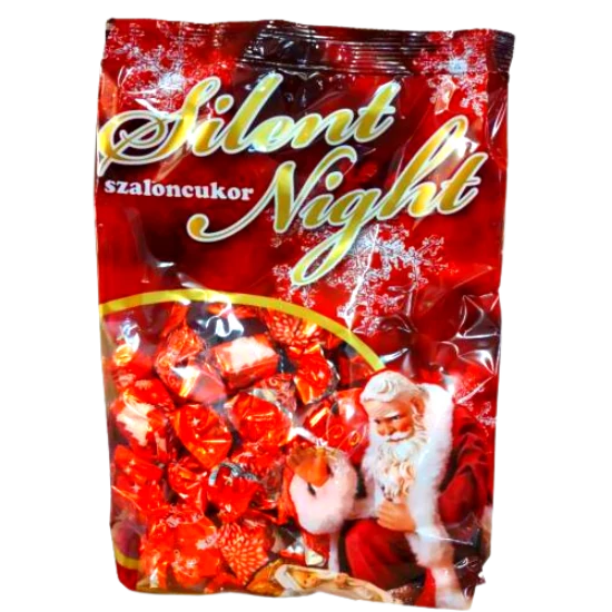 Szaloncukor 350g konyakmeggy ízü étcsokoládés (Silent Night)
