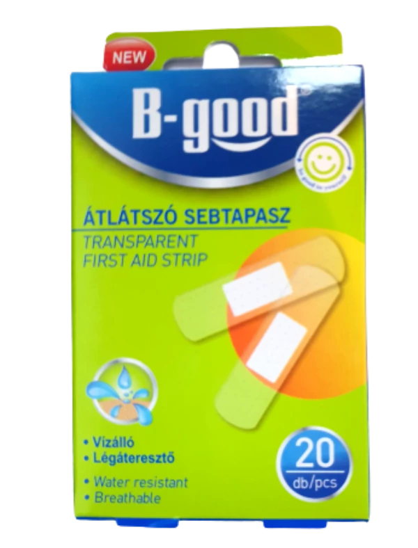 B-GOOD sebtapasz 20db-os ÁTLÁTSZÓ