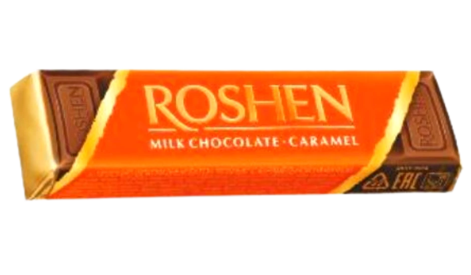 Roshen 43g karamellás tejcsokoládé szelet