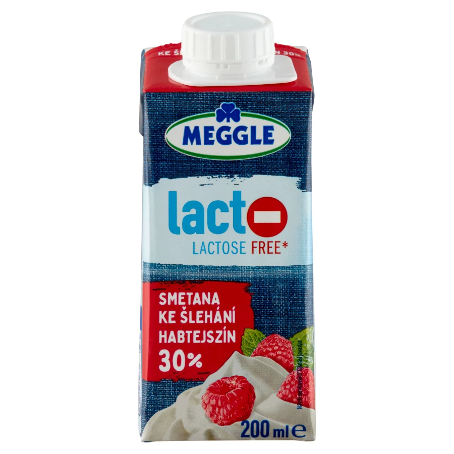 Meggle laktózmentes habtejszín 30% 200ml