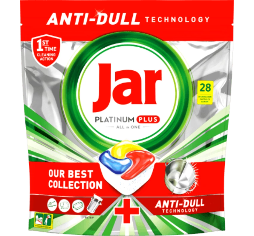 Jar mosogatógép tabletta 28db Plat-Plus Yellow
