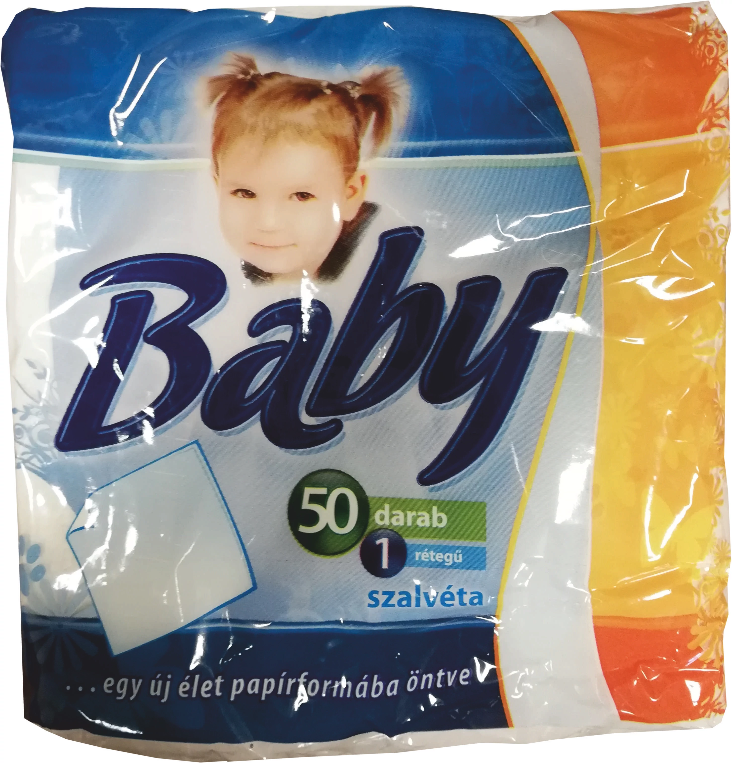 Baby szalvéta 1rtg. 50db