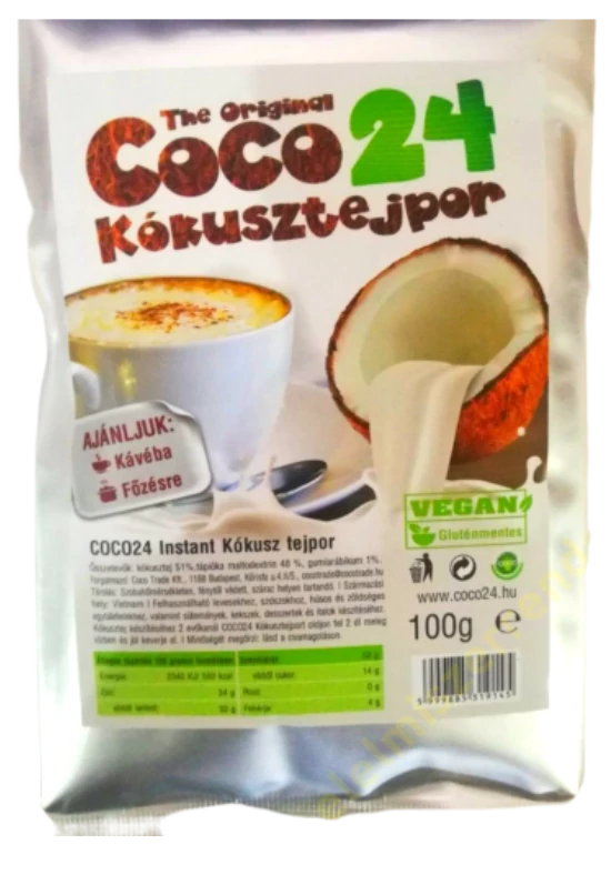 Coco24 kókusztejpor 100g