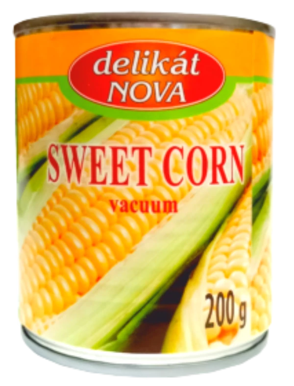 Delikát Nova csemegekukorica,édes 247ml 200g/165g