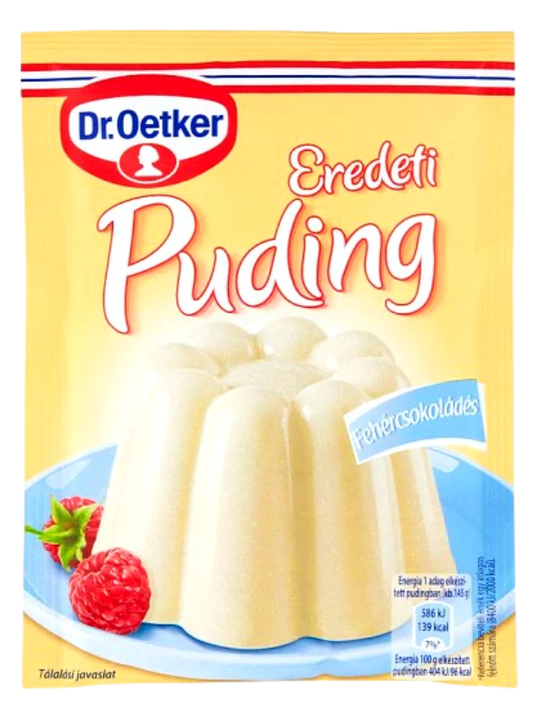 Dr.Oetker pudingpor 46g fehércsokoládé