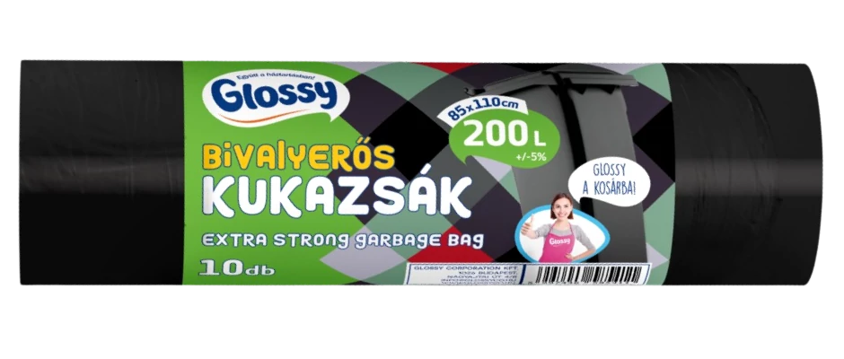 .Glossy kukazsák 200l Bivalyerős