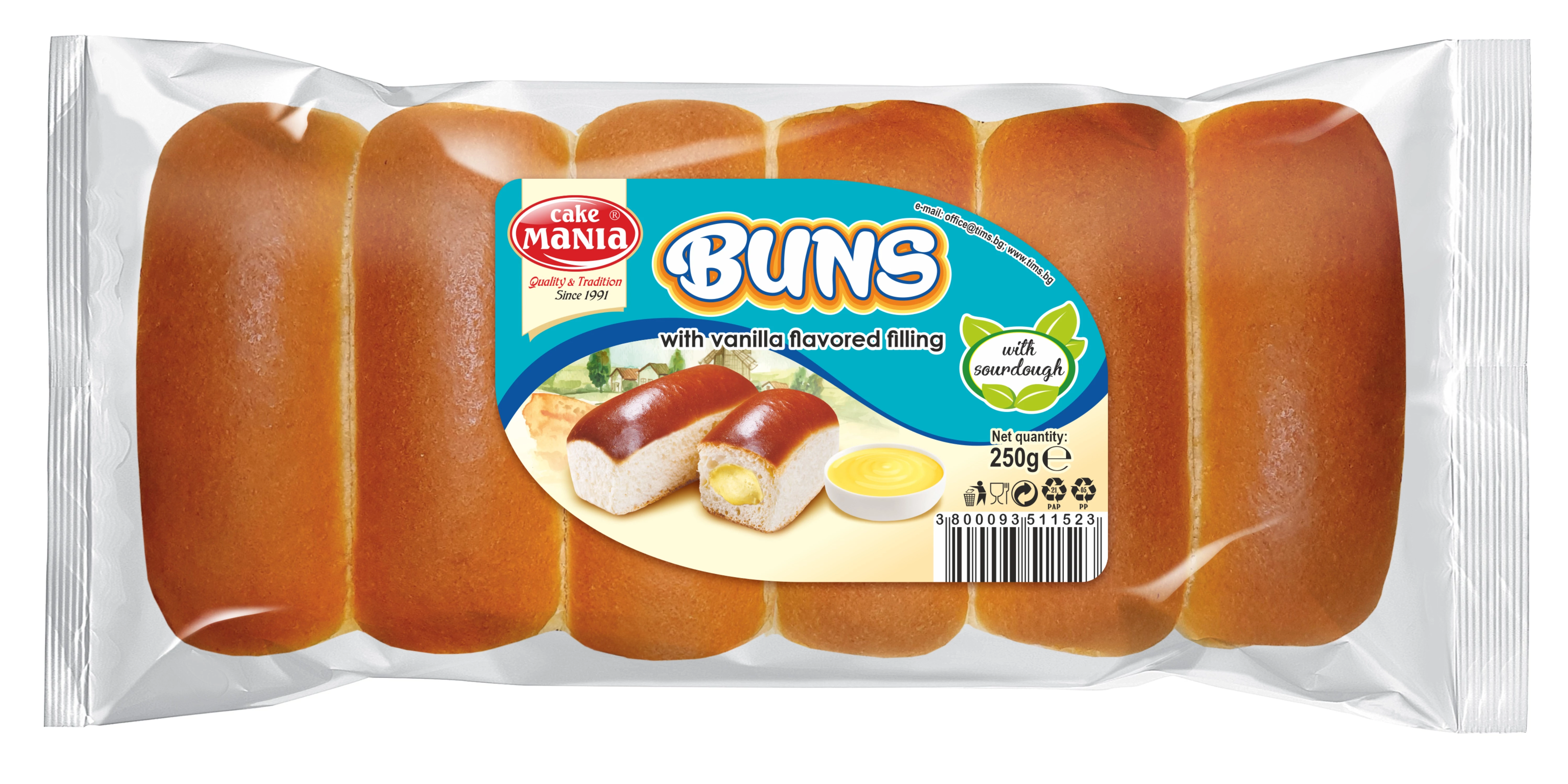 .Buns Molnárka 250g Vanília kr.tt.