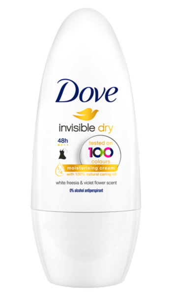 .Dove roll-on 50ml Invisible Dry