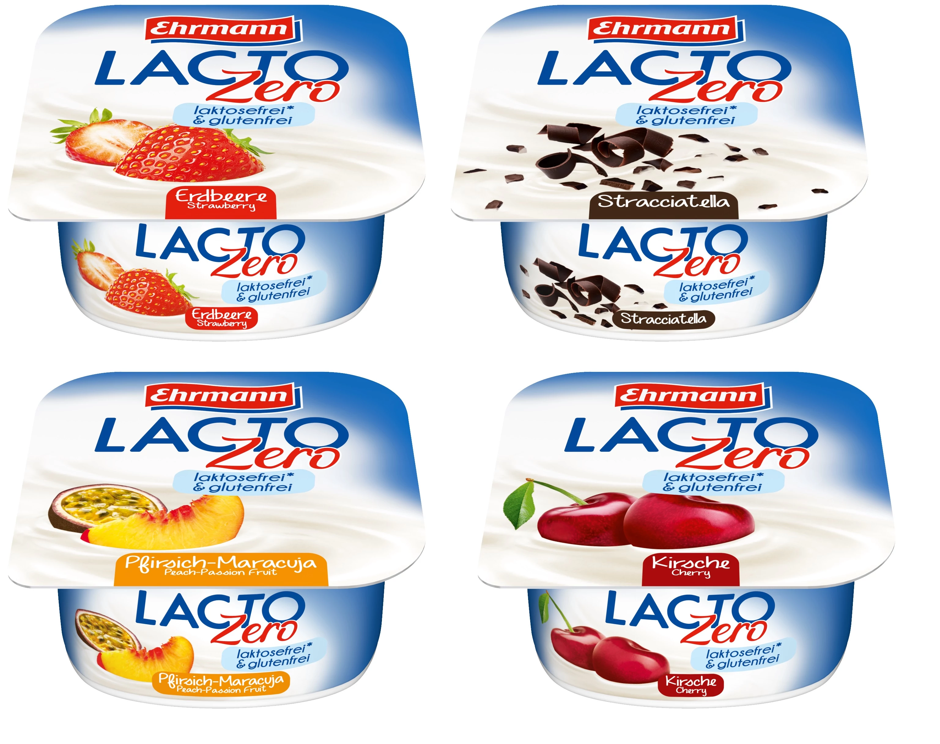 Ehrmann Lacto Zero joghurt 135g 4 íz