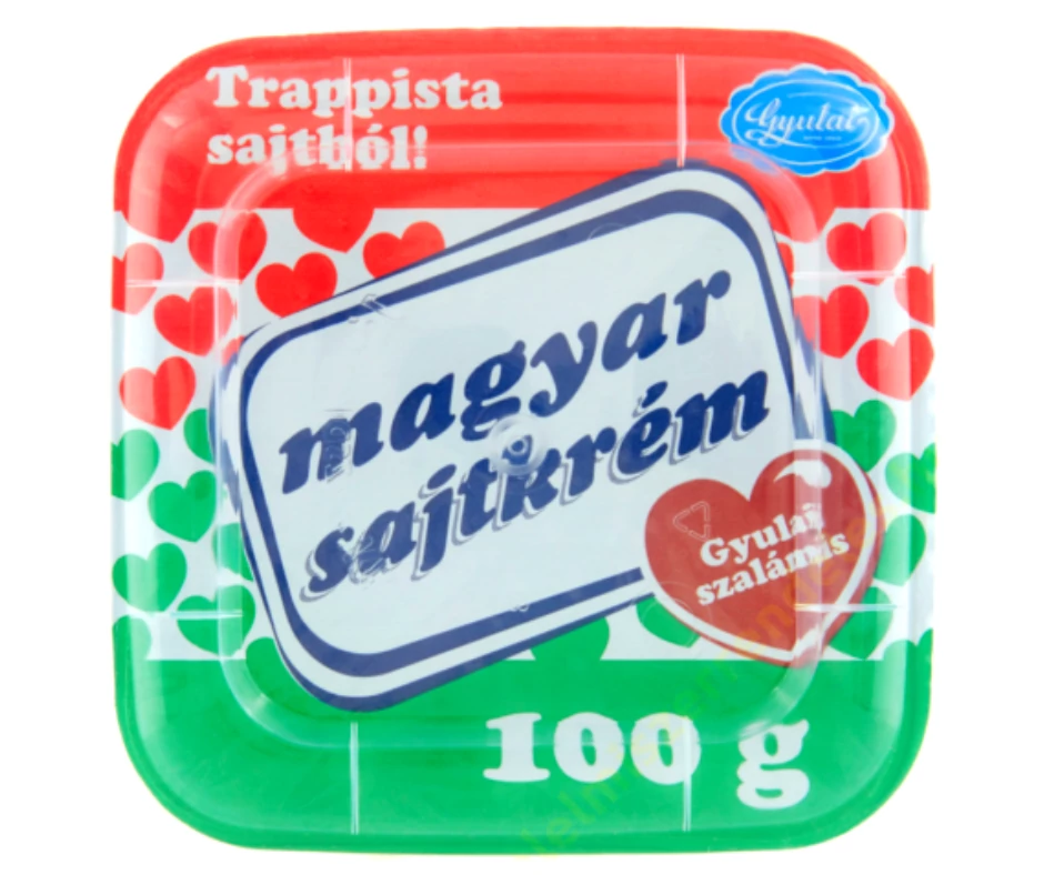 Magyar sajtkrém 100g szalámis
