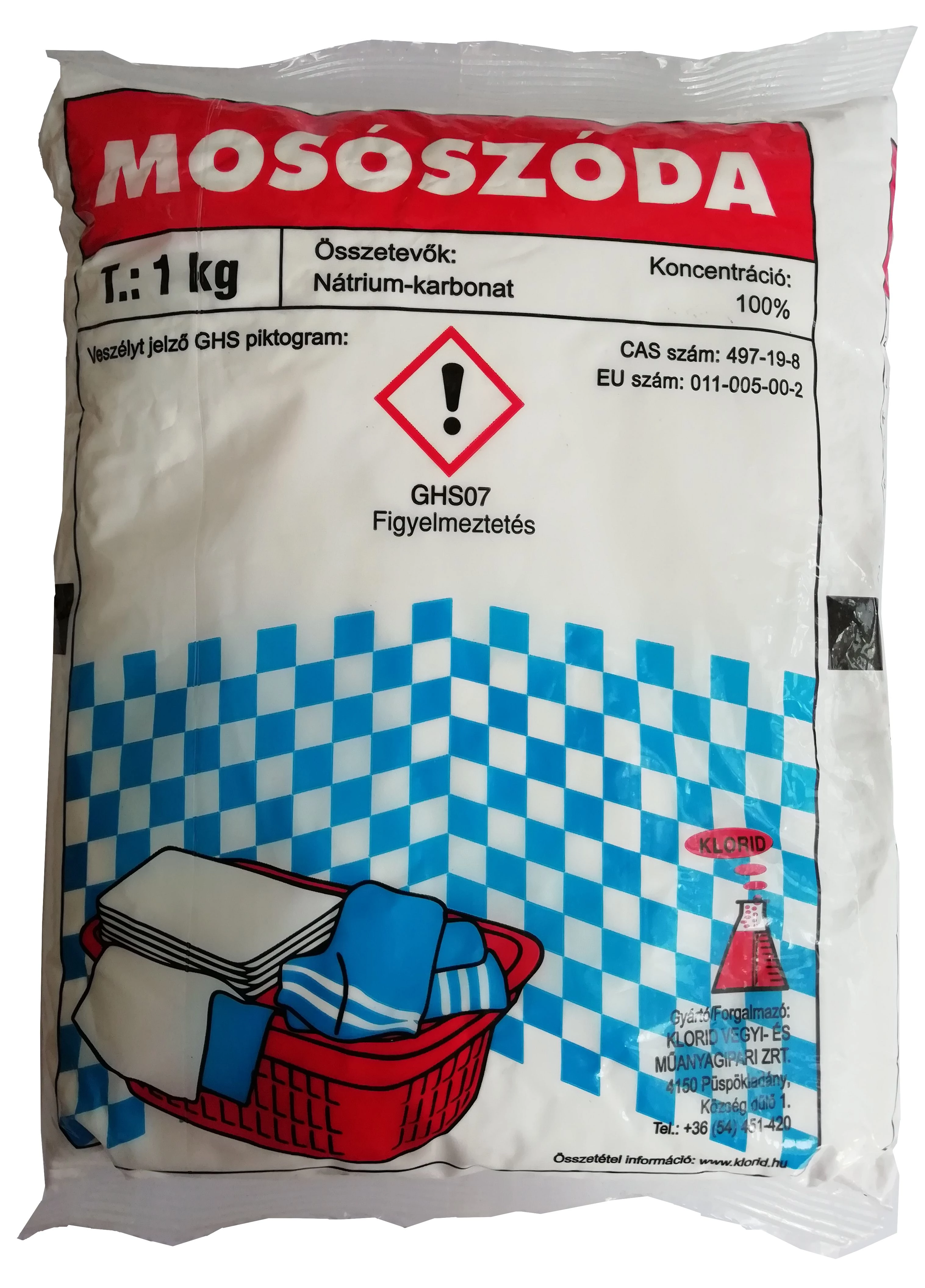 .Klorid mosószóda 1kg