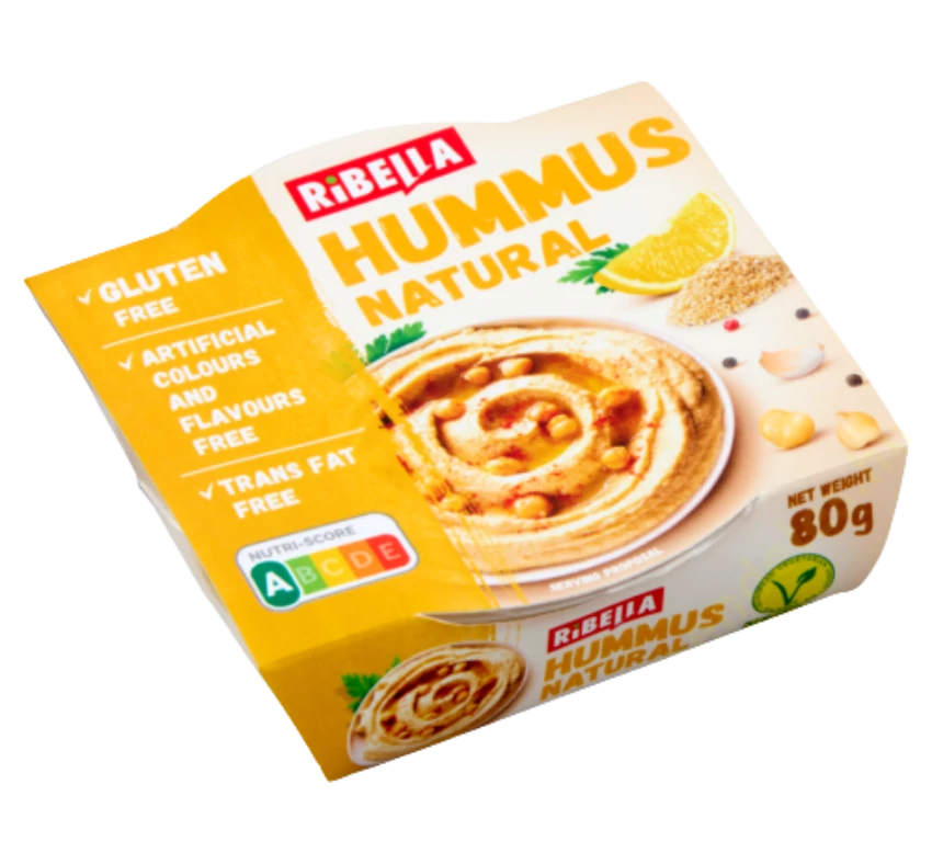 Ribella HUMMUS csicserib.80g natúr kenhető