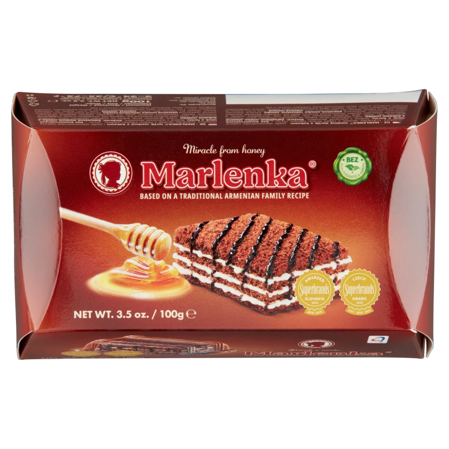 Marlenka mézes kakaós torta 100g