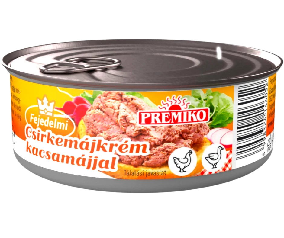 .Premiko csirkemájkr.kacsam. 120g