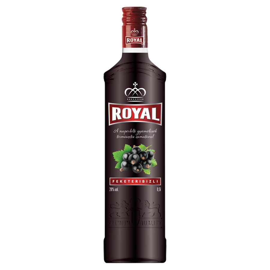 Royal Feketeribizli likőr 0,5l (28%)