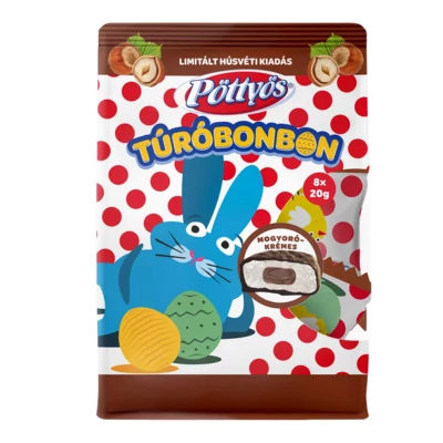 Pöttyös Bonbon natúr 0%+cukor 8x20g