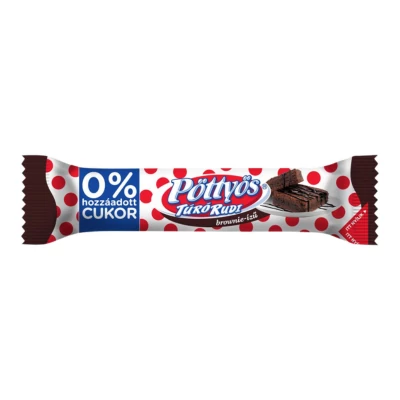 Pöttyös Túró Rudi Brownie ízű 0%+cukor 35g