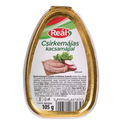 Reál csirkemáj kacsamájjal 105g