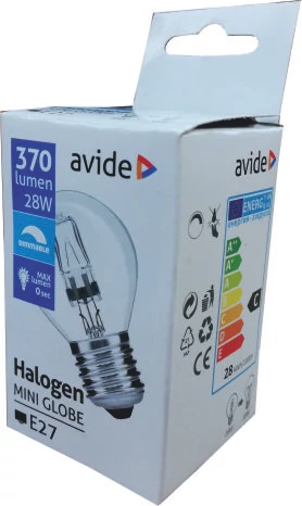 Avide Halogén izzó Classic Mini 28W E14 2000h