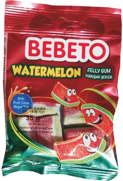 Bebeto gumicukor 35g Water melon