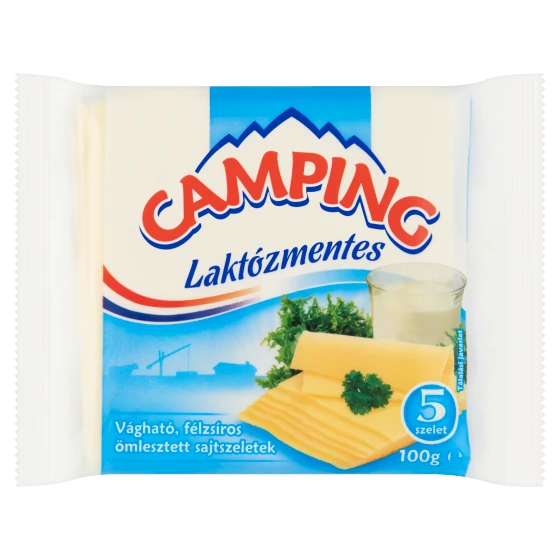 Camping szeletelt sajt 100g laktózmentes