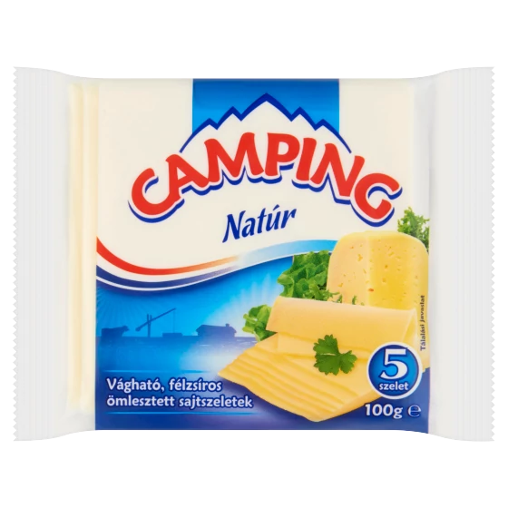 Camping szeletelt sajt 100g natúr