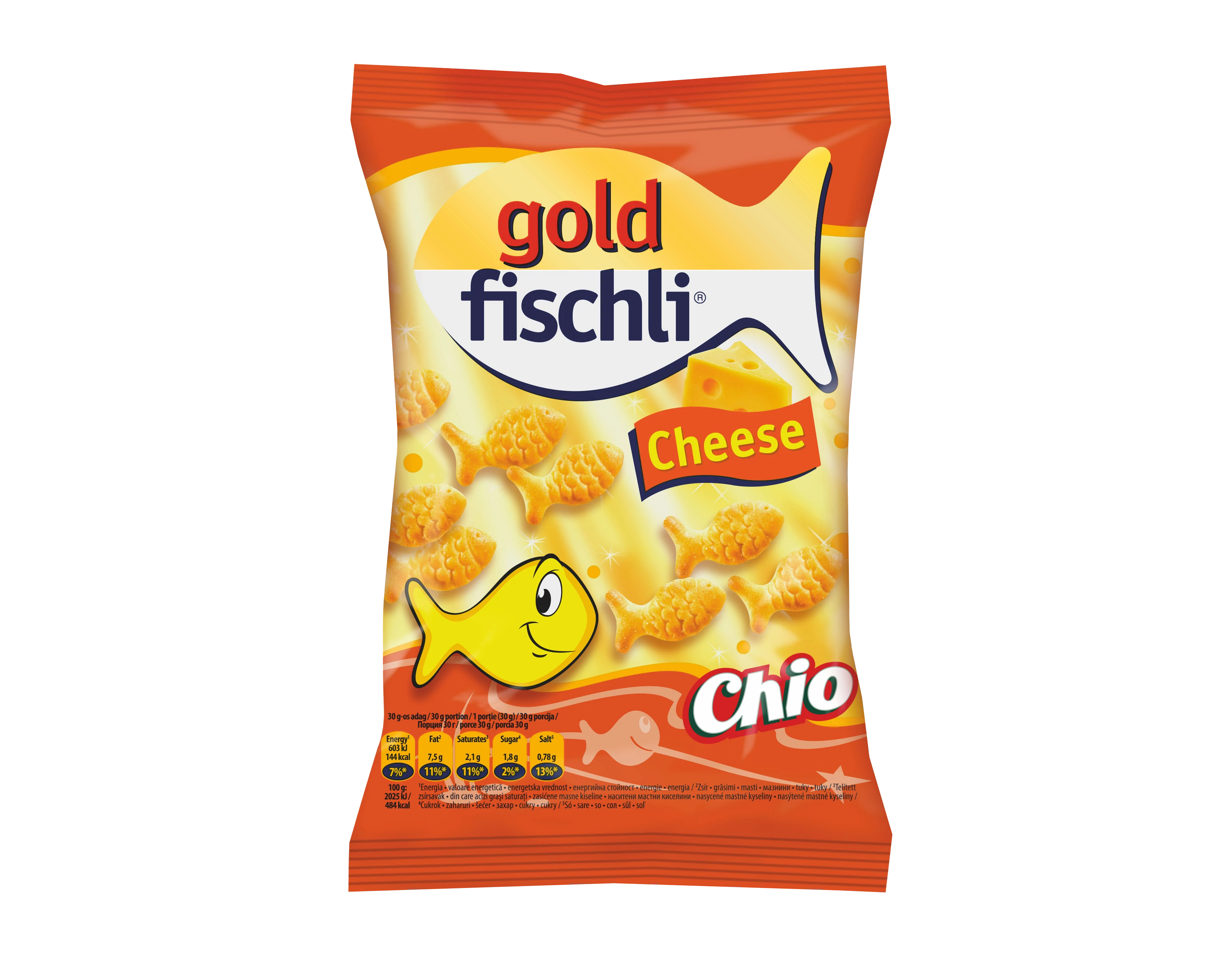 Chio Gold Fischli 100g sajtos