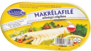 .Classic Makrélafilé 170g Növényi ol