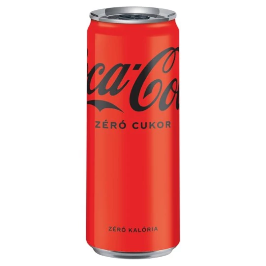 Coca-Cola Zero 330ml fémdobozos