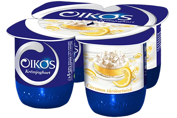 Oikos 4x125g citromos túrótortaízű