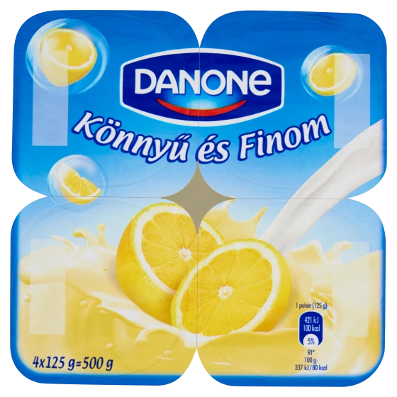 Danone joghurt 4x125g Citrom